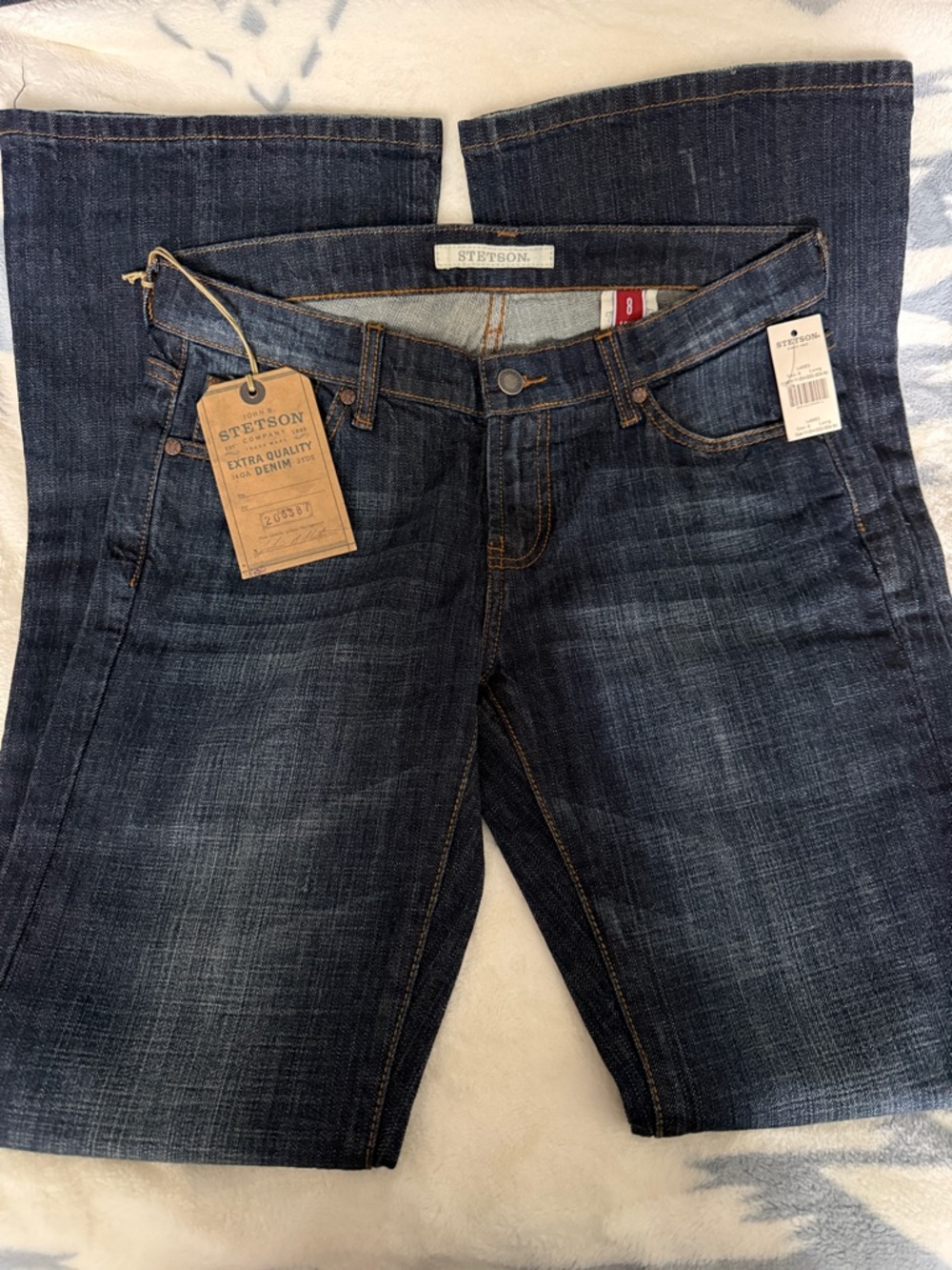Stetson Dark Blue Boot Cut Jeans